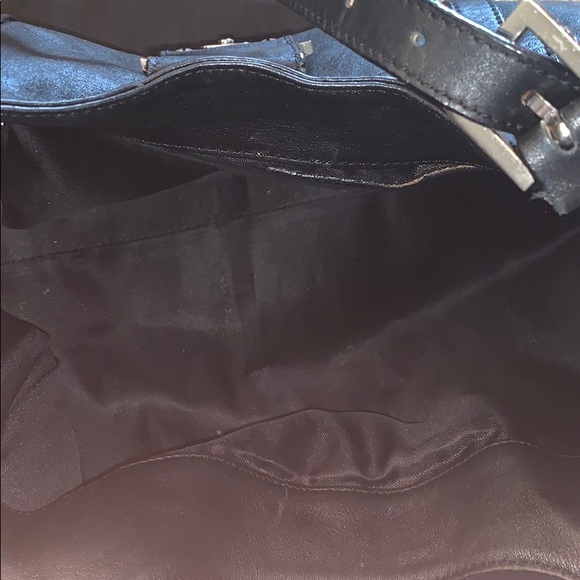 Authentic Fendi handbag bk leather, buckle closure - Picture 7 of 7